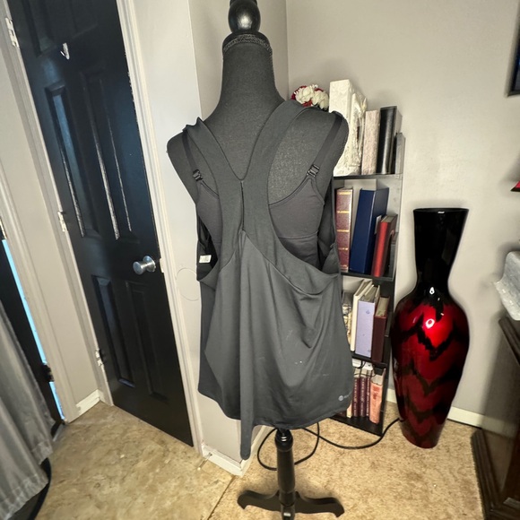#337 Adidas black razor back tank top size 3X. NWOT - Picture 2 of 3